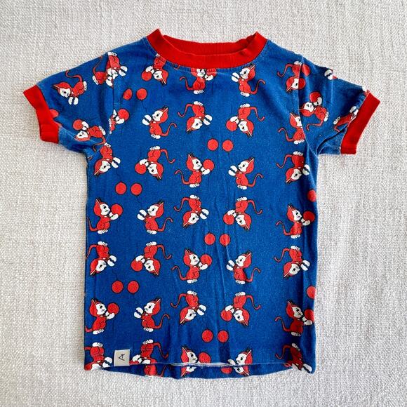 Alba Kid Blue Squirrel Print Tee GUC 5 - Picture 1 of 4